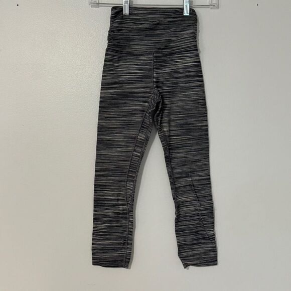 Lululemon Align Cropped Leggings Cross Waist Space Dye Herringbone 2 - Picture 4 of 8